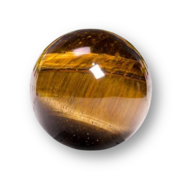 TIGER'S EYE CRYSTAL SPHERE (SMALL)