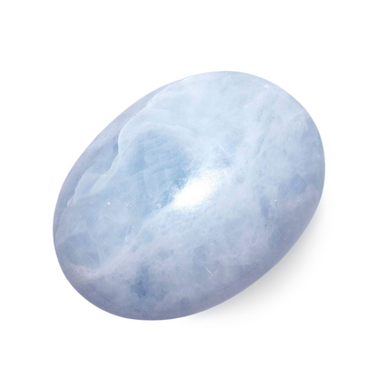 CELESTITE PALM STONE